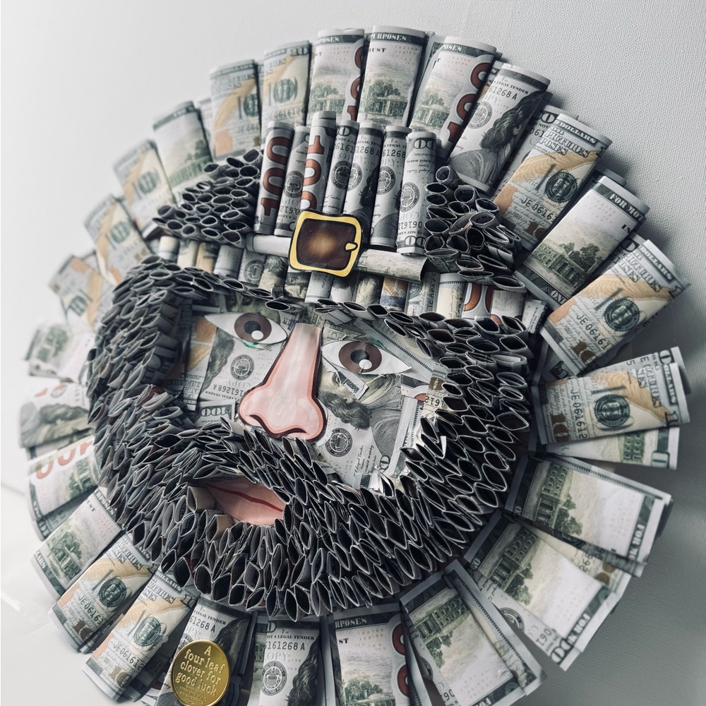 Unique Money Art Wall Decor